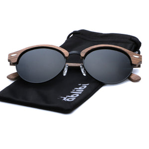 Vintage Rimless  Wood Sunglasses