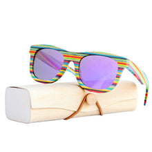 Load image into Gallery viewer, Handmade Wooden Frame Sunglasses