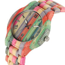 Load image into Gallery viewer, Unique Colorful Bamboo Watches