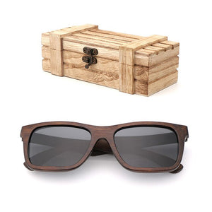 Bamboo wood sunglasses