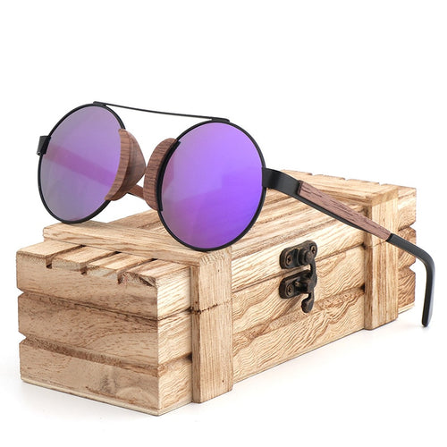 Bamboo Round Sunglasses