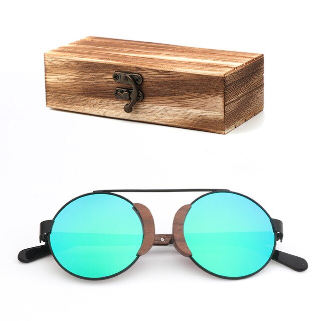 Bamboo Round Sunglasses