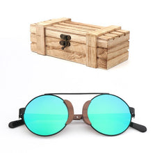 Load image into Gallery viewer, Bamboo Round Sunglasses