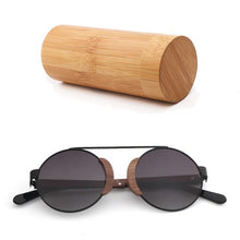 Load image into Gallery viewer, Bamboo Round Sunglasses