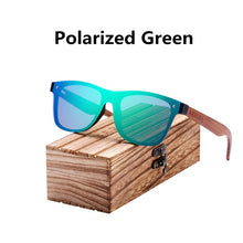 Load image into Gallery viewer, Polarized Wood Sunglasses