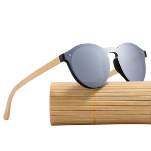 Cat Eye Wood Bamboo Sunglasses