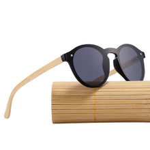 Load image into Gallery viewer, Cat Eye Wood Bamboo Sunglasses