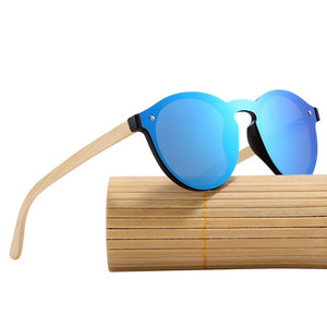 Cat Eye Wood Bamboo Sunglasses