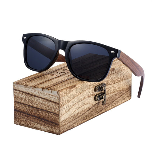 Black Walnut Wood Sunglasses