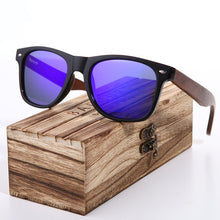 Load image into Gallery viewer, Black Walnut Wood Sunglasses