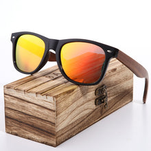 Load image into Gallery viewer, Black Walnut Wood Sunglasses
