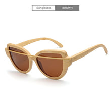 Load image into Gallery viewer, Retro Bamboo Wood Sunglasses