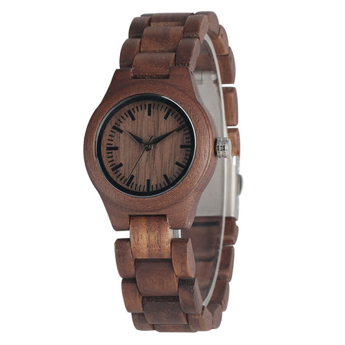 Coffee Brown Wooden Watch