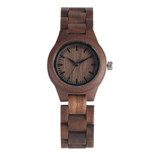 Load image into Gallery viewer, Coffee Brown Wooden Watch