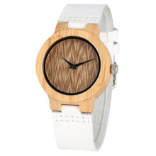 Load image into Gallery viewer, White and Wood Watches