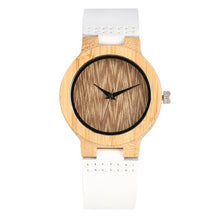 Load image into Gallery viewer, White and Wood Watches