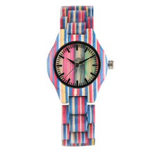 Load image into Gallery viewer, Rainbow wood Watches