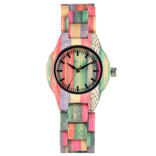 Load image into Gallery viewer, Rainbow wood Watches