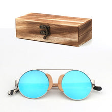 Load image into Gallery viewer, Wood Round  Sunglasses