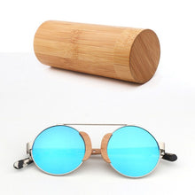 Load image into Gallery viewer, Wood Round  Sunglasses