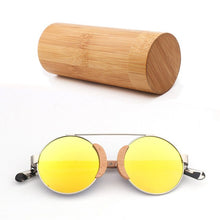 Load image into Gallery viewer, Wood Round  Sunglasses