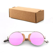 Load image into Gallery viewer, Wood Round  Sunglasses