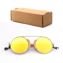 Load image into Gallery viewer, Wood Round  Sunglasses