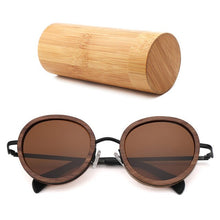 Load image into Gallery viewer, Wood Sunglasses Round