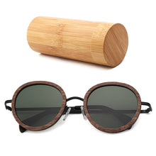 Load image into Gallery viewer, Wood Sunglasses Round