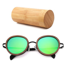 Load image into Gallery viewer, Wood Sunglasses Round