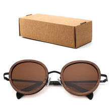Load image into Gallery viewer, Wood Sunglasses Round